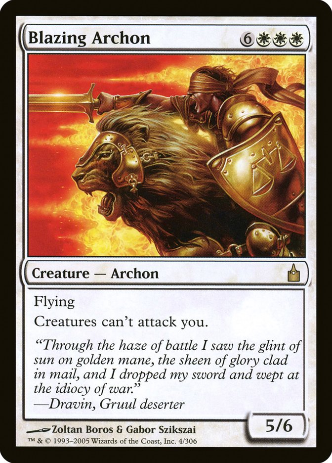 Blazing Archon [Ravnica: City of Guilds] | Dragon's Lair Comics and Fantasy Houston TX