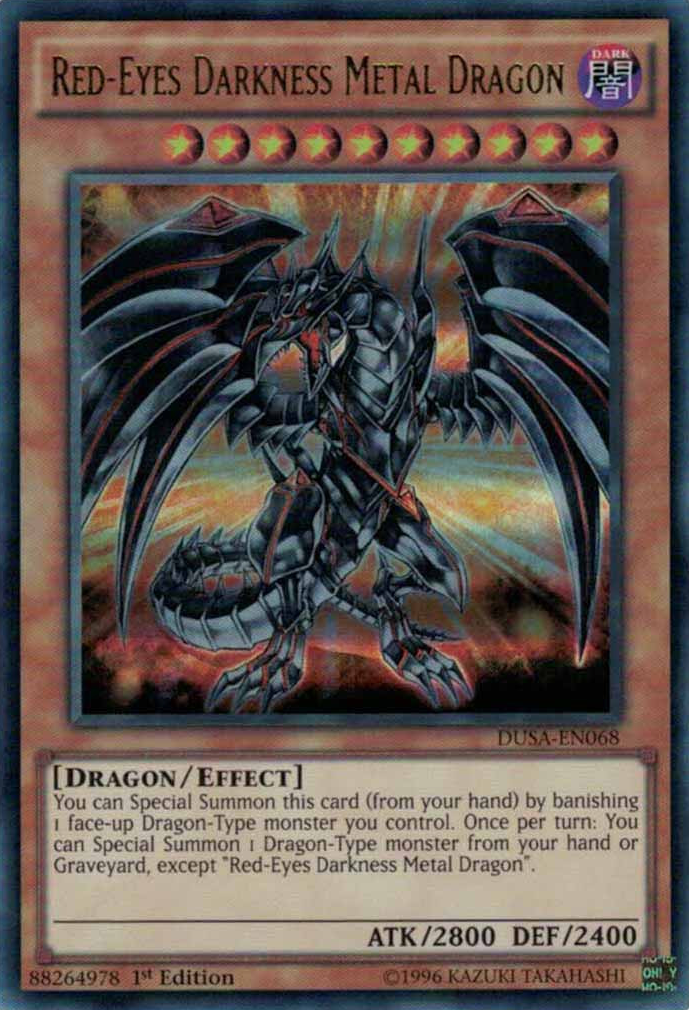 Red-Eyes Darkness Metal Dragon [DUSA-EN068] Ultra Rare | Dragon's Lair Comics and Fantasy Houston TX