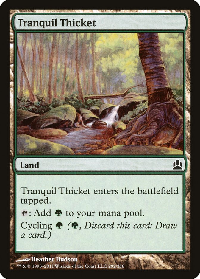 Tranquil Thicket [Commander 2011] | Dragon's Lair Comics and Fantasy Houston TX
