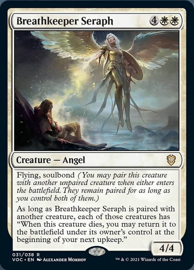 Breathkeeper Seraph [Innistrad: Crimson Vow Commander] | Dragon's Lair Comics and Fantasy Houston TX