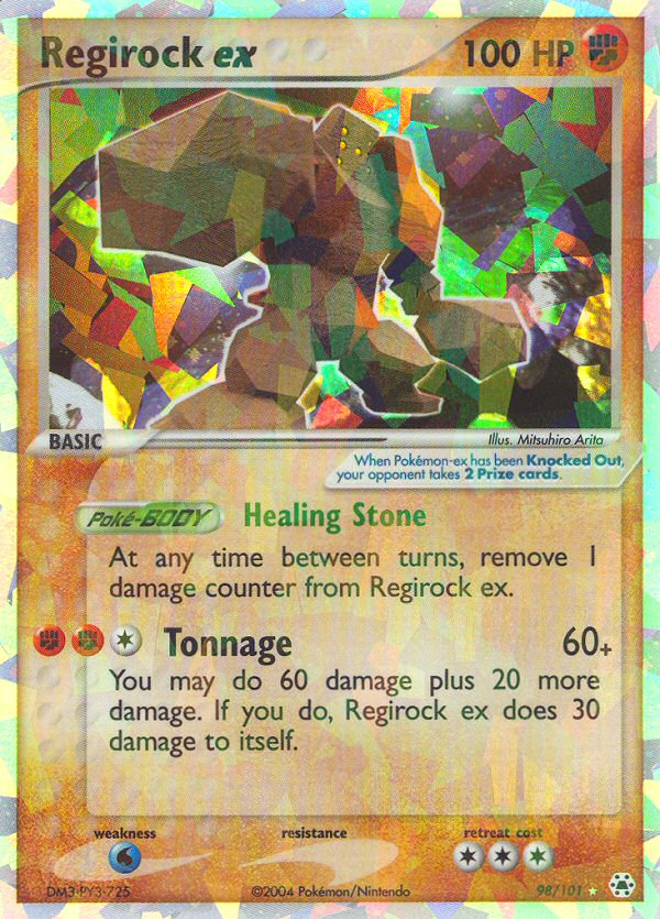 Regirock ex (98/101) [EX: Hidden Legends] | Dragon's Lair Comics and Fantasy Houston TX