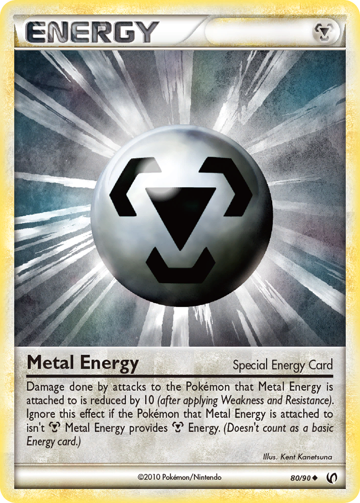 Metal Energy (80/90) [HeartGold & SoulSilver: Undaunted] | Dragon's Lair Comics and Fantasy Houston TX