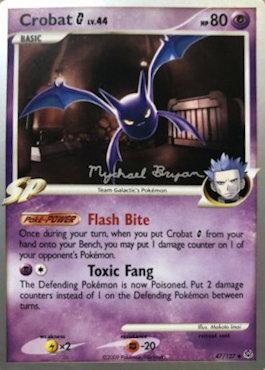 Crobat G LV.44 (47/127) (Happy Luck - Mychael Bryan) [World Championships 2010] | Dragon's Lair Comics and Fantasy Houston TX