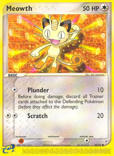 Meowth (42/95) [EX: Team Magma vs Team Aqua] | Dragon's Lair Comics and Fantasy Houston TX