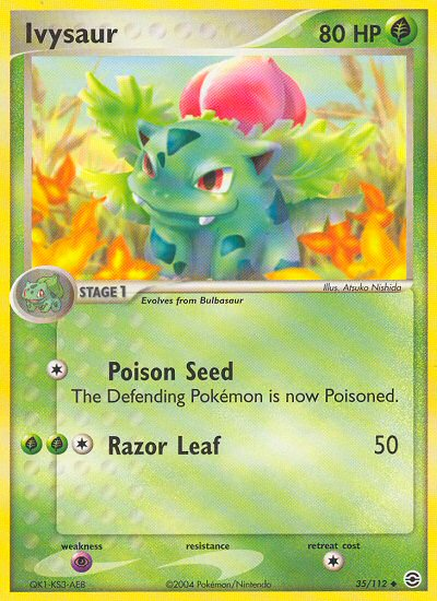 Ivysaur (35/112) [EX: FireRed & LeafGreen] | Dragon's Lair Comics and Fantasy Houston TX