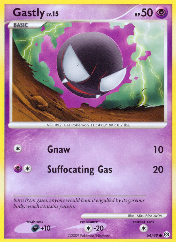 Gastly (64/99) [Platinum: Arceus] | Dragon's Lair Comics and Fantasy Houston TX