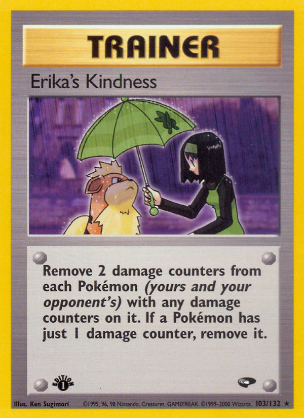 Erika's Kindness (103/132) [Gym Challenge 1st Edition] | Dragon's Lair Comics and Fantasy Houston TX