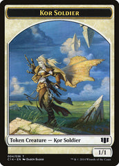 Kor Soldier // Pegasus Double-Sided Token [Commander 2014 Tokens] | Dragon's Lair Comics and Fantasy Houston TX