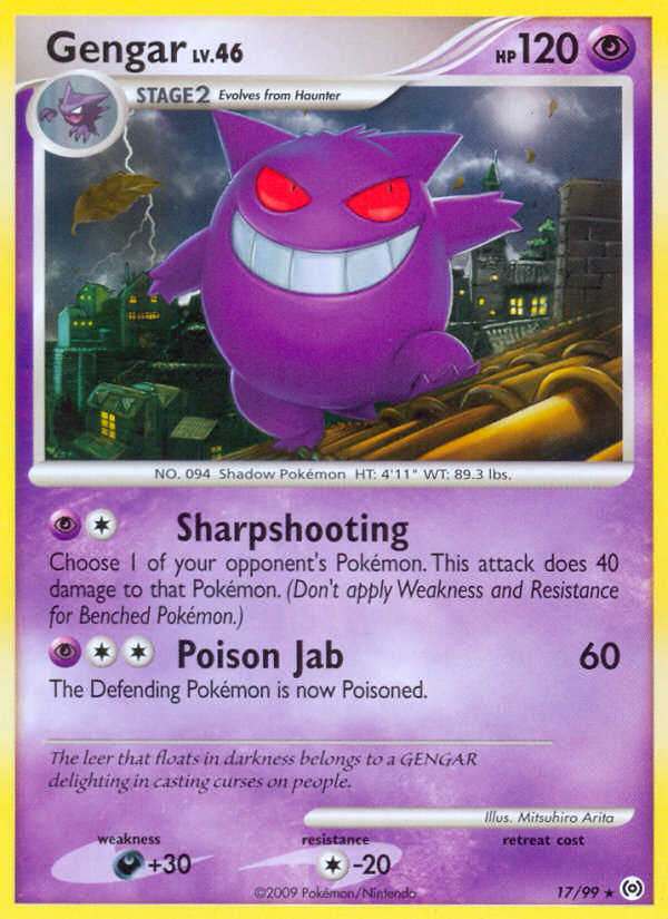 Gengar (17/99) [Platinum: Arceus] | Dragon's Lair Comics and Fantasy Houston TX