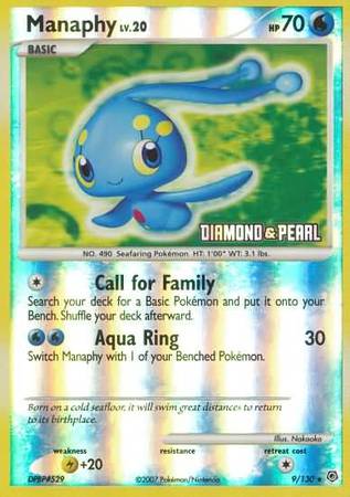 Manaphy (9/130) [Burger King Promos: 2008 Collection] | Dragon's Lair Comics and Fantasy Houston TX