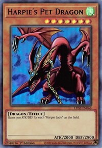 Harpie's Pet Dragon (Blue) [LDS2-EN066] Ultra Rare | Dragon's Lair Comics and Fantasy Houston TX