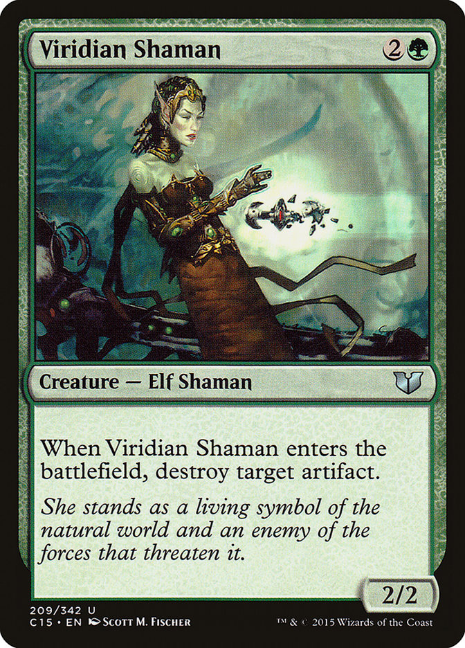 Viridian Shaman [Commander 2015] | Dragon's Lair Comics and Fantasy Houston TX