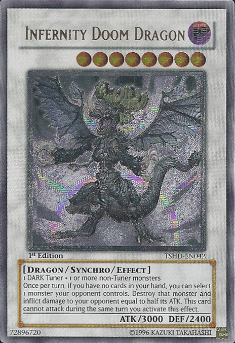 Infernity Doom Dragon [TSHD-EN042] Ultimate Rare | Dragon's Lair Comics and Fantasy Houston TX