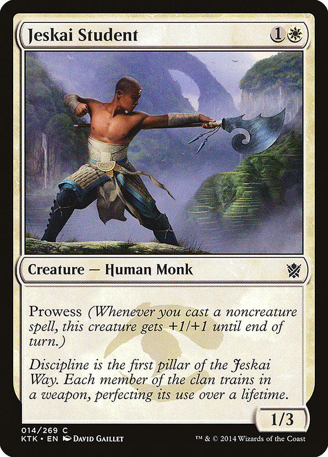 Jeskai Student [Khans of Tarkir] | Dragon's Lair Comics and Fantasy Houston TX