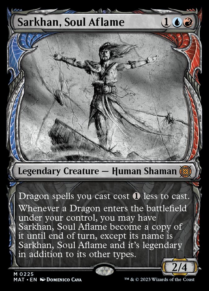 Sarkhan, Soul Aflame (Showcase Halo Foil) [March of the Machine: The Aftermath] | Dragon's Lair Comics and Fantasy Houston TX