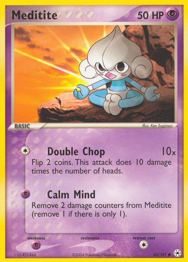 Meditite (65/101) [EX: Battle Stadium] | Dragon's Lair Comics and Fantasy Houston TX