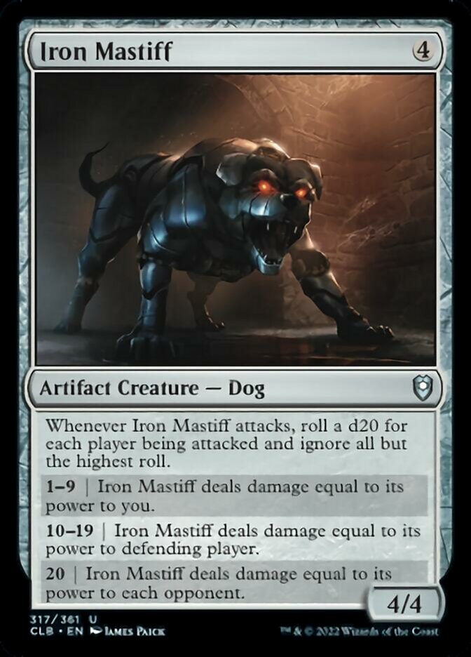 Iron Mastiff [Commander Legends: Battle for Baldur's Gate] | Dragon's Lair Comics and Fantasy Houston TX