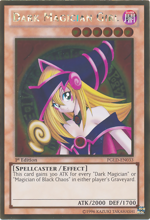 Dark Magician Girl [PGLD-EN033] Gold Rare | Dragon's Lair Comics and Fantasy Houston TX