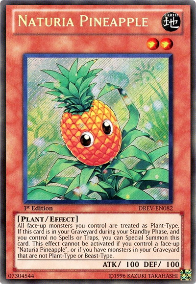 Naturia Pineapple [DREV-EN082] Secret Rare | Dragon's Lair Comics and Fantasy Houston TX