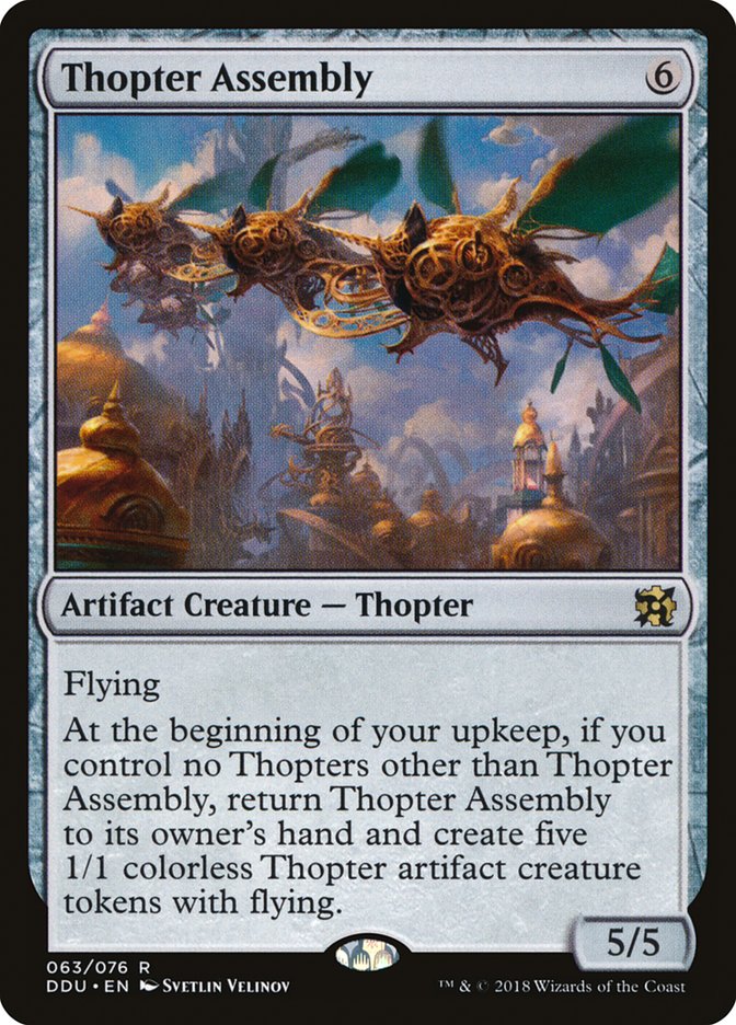 Thopter Assembly [Duel Decks: Elves vs. Inventors] | Dragon's Lair Comics and Fantasy Houston TX