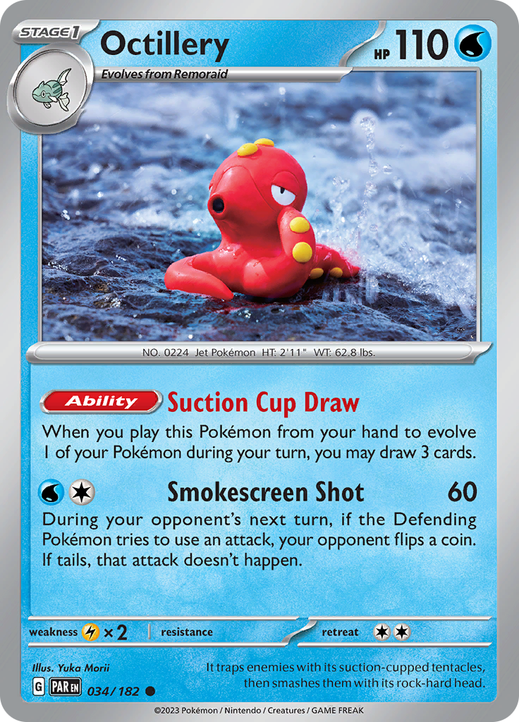 Octillery (034/182) [Scarlet & Violet: Paradox Rift] | Dragon's Lair Comics and Fantasy Houston TX