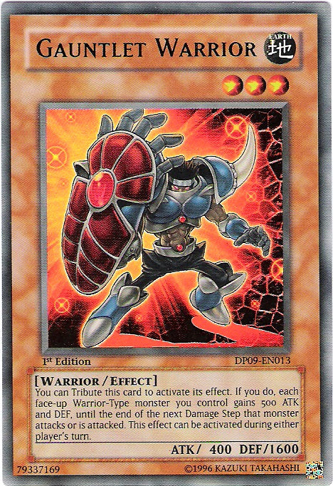 Gauntlet Warrior [DP09-EN013] Ultra Rare | Dragon's Lair Comics and Fantasy Houston TX