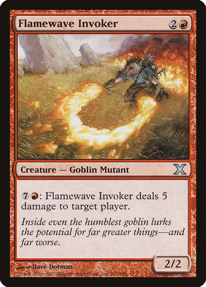 Flamewave Invoker [Tenth Edition] | Dragon's Lair Comics and Fantasy Houston TX