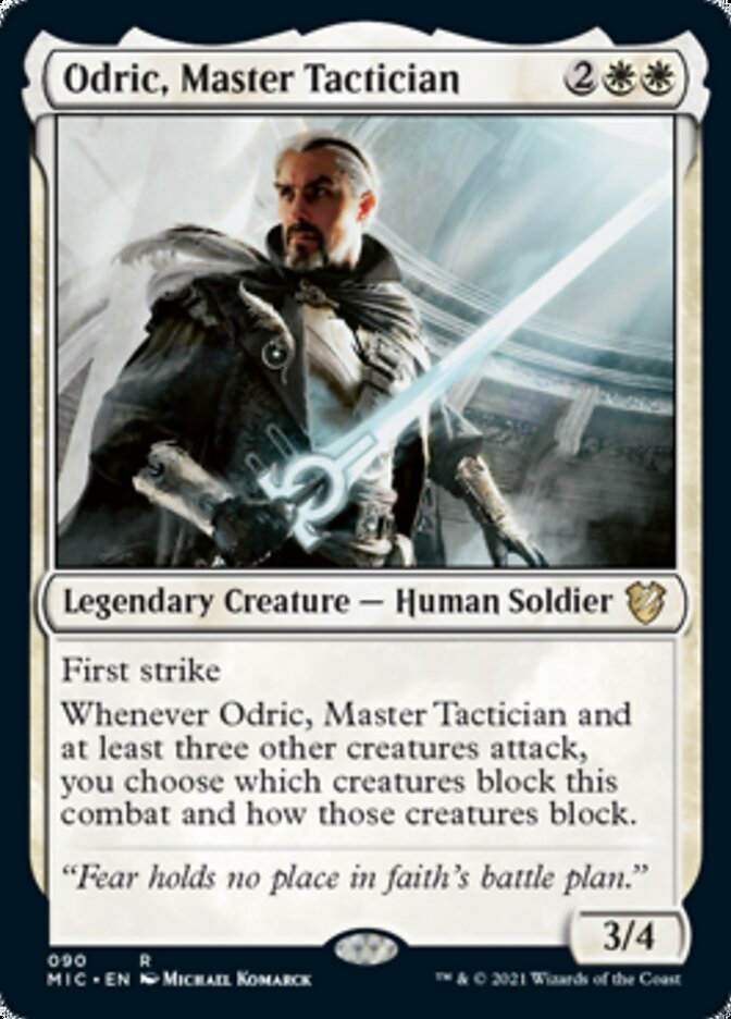 Odric, Master Tactician [Innistrad: Midnight Hunt Commander] | Dragon's Lair Comics and Fantasy Houston TX