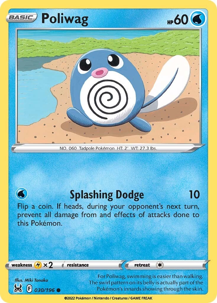 Poliwag (030/196) [Sword & Shield: Lost Origin] | Dragon's Lair Comics and Fantasy Houston TX