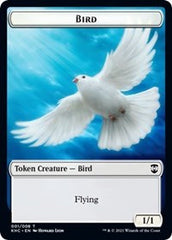 Bird // Spirit Double-Sided Token [Kaldheim Commander Tokens] | Dragon's Lair Comics and Fantasy Houston TX