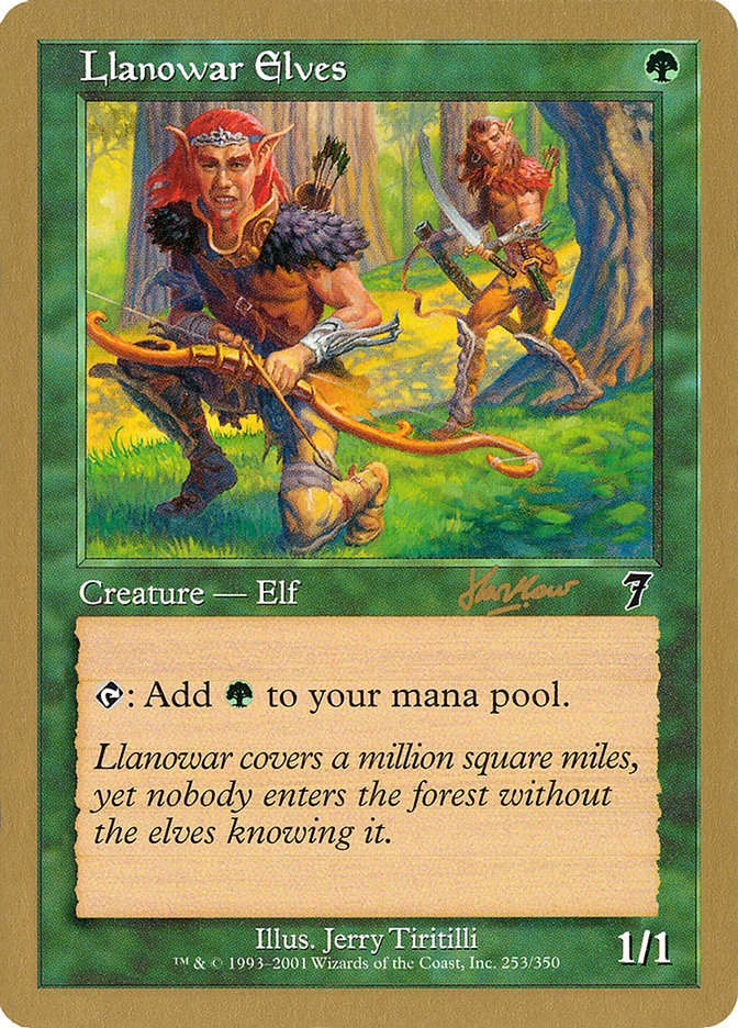 Llanowar Elves (Sim Han How) [World Championship Decks 2002] | Dragon's Lair Comics and Fantasy Houston TX