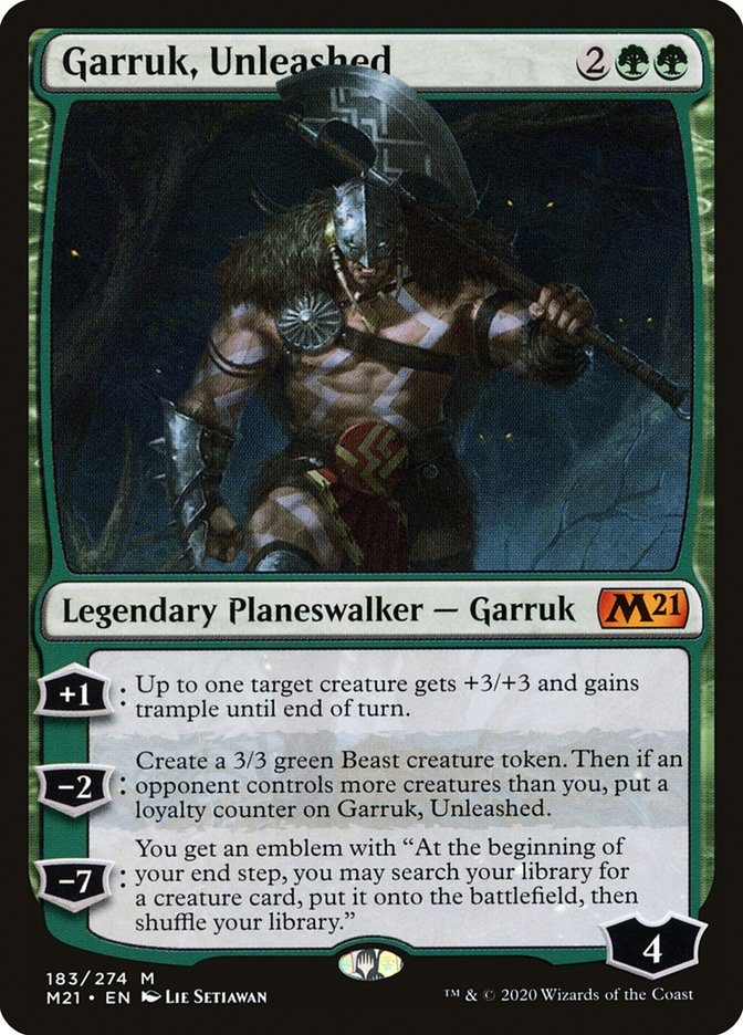 Garruk, Unleashed [Core Set 2021] | Dragon's Lair Comics and Fantasy Houston TX