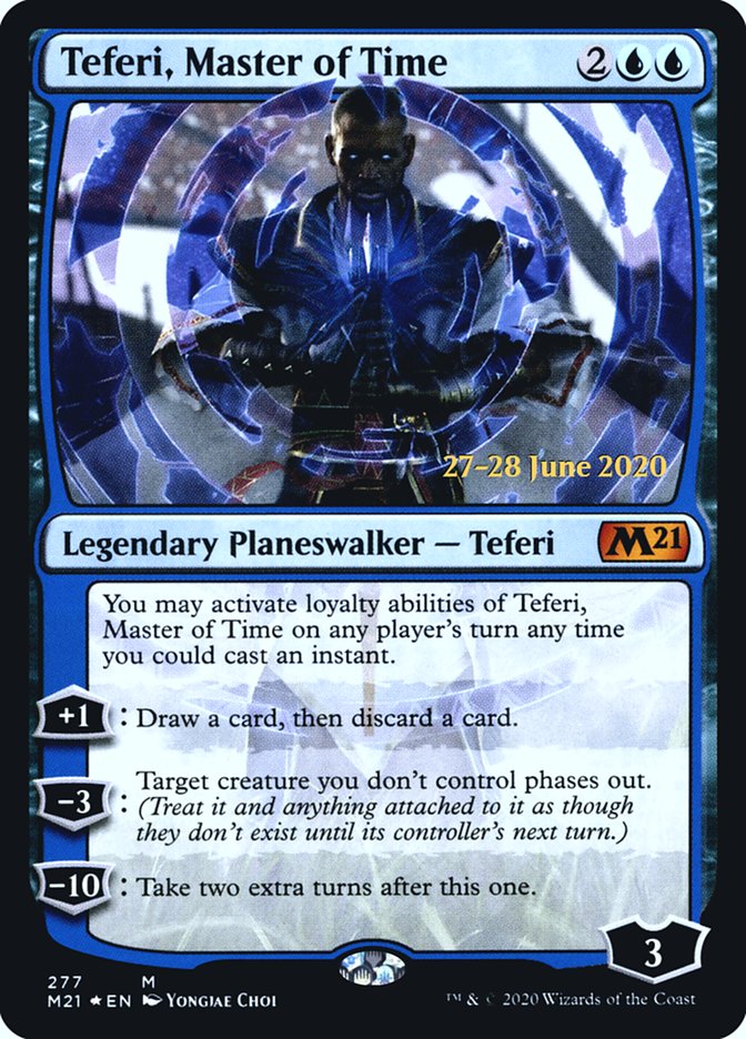 Teferi, Master of Time (277) [Core Set 2021 Prerelease Promos] | Dragon's Lair Comics and Fantasy Houston TX