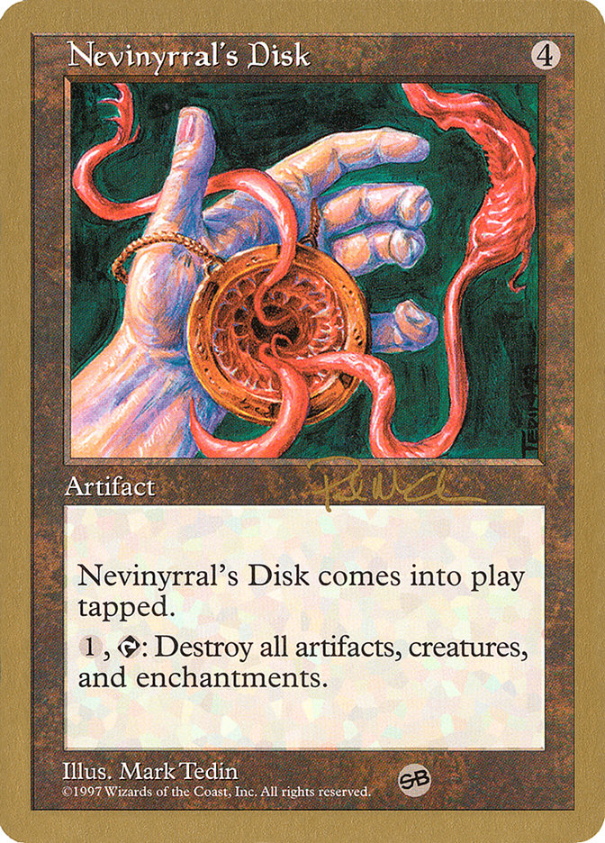 Nevinyrral's Disk (Paul McCabe) (SB) [World Championship Decks 1997] | Dragon's Lair Comics and Fantasy Houston TX