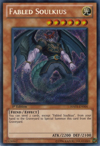 Fabled Soulkius [HA03-EN004] Secret Rare | Dragon's Lair Comics and Fantasy Houston TX