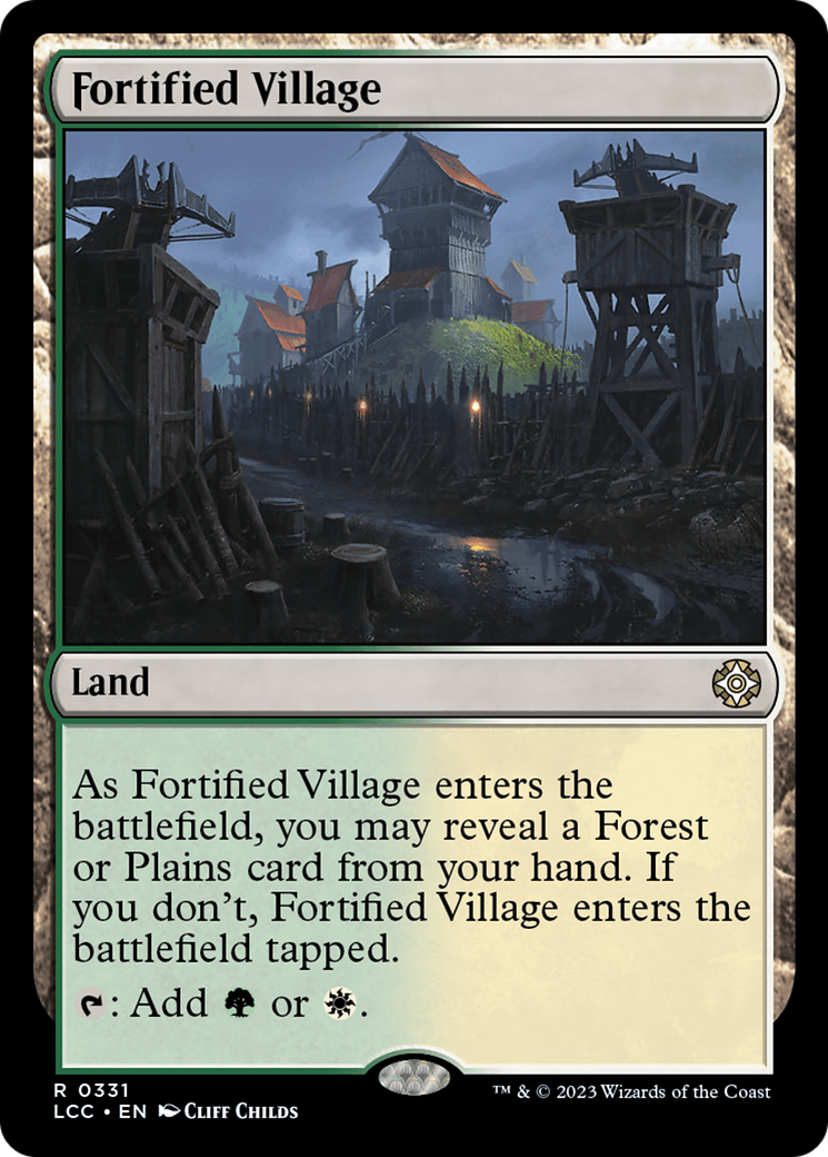 Fortified Village [The Lost Caverns of Ixalan Commander] | Dragon's Lair Comics and Fantasy Houston TX