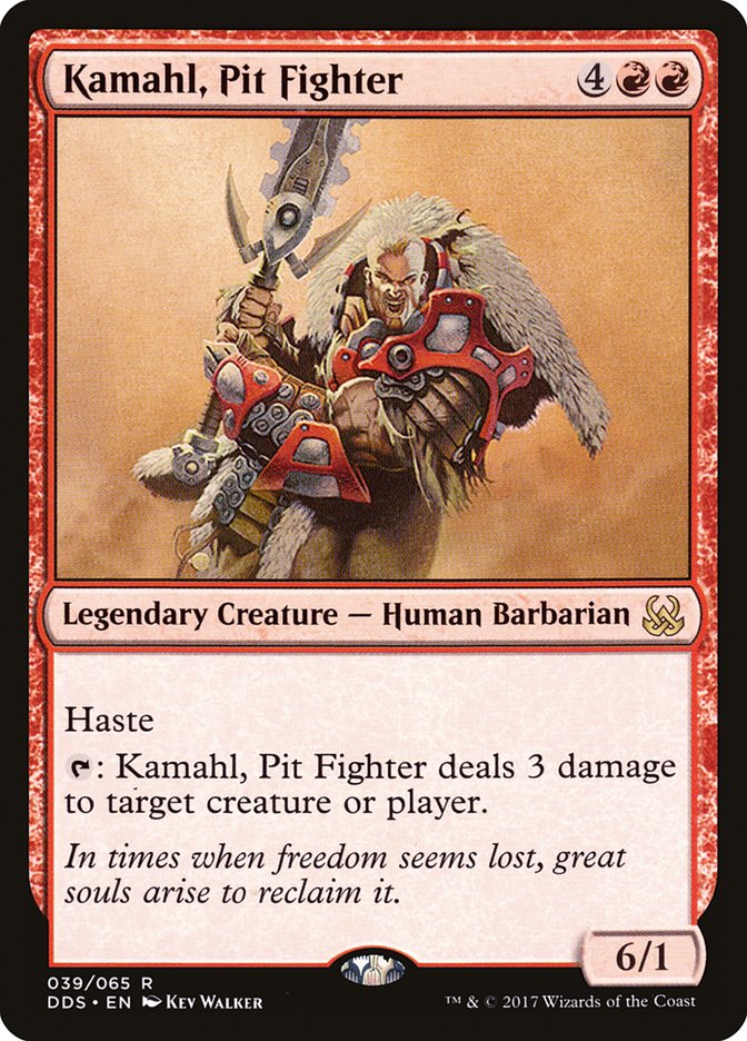 Kamahl, Pit Fighter [Duel Decks: Mind vs. Might] | Dragon's Lair Comics and Fantasy Houston TX