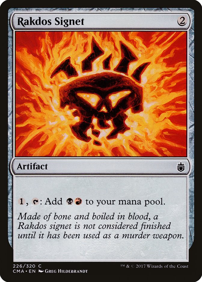 Rakdos Signet [Commander Anthology] | Dragon's Lair Comics and Fantasy Houston TX