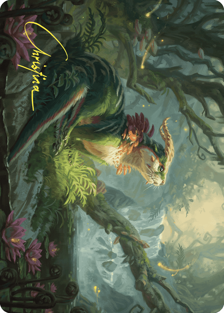 Elusive Otter Art Card (Gold-Stamped Signature) [Wilds of Eldraine Art Series] | Dragon's Lair Comics and Fantasy Houston TX