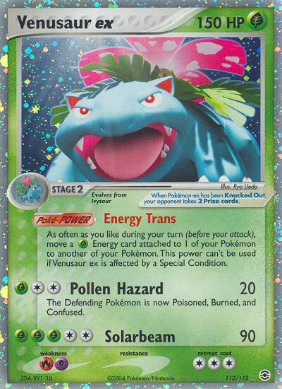 Venusaur ex (112/112) [EX: FireRed & LeafGreen] | Dragon's Lair Comics and Fantasy Houston TX