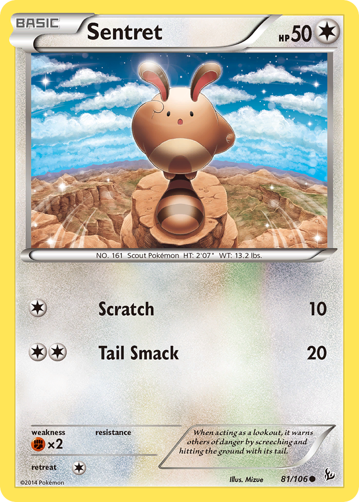 Sentret (81/106) [XY: Flashfire] | Dragon's Lair Comics and Fantasy Houston TX