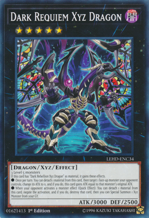 Dark Requiem Xyz Dragon [LEHD-ENC34] Common | Dragon's Lair Comics and Fantasy Houston TX