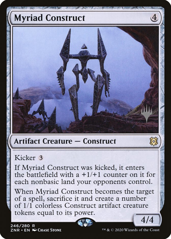 Myriad Construct (Promo Pack) [Zendikar Rising Promos] | Dragon's Lair Comics and Fantasy Houston TX