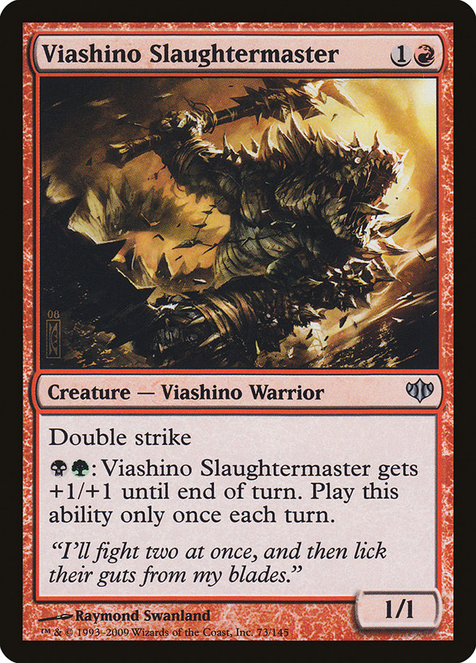 Viashino Slaughtermaster [Conflux] | Dragon's Lair Comics and Fantasy Houston TX