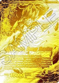 Son Goku & Vegeta // SSB Vegito, Energy Eruption (Championship Final 2019) (Gold Metal Foil) (BT7-025_PR) [Tournament Promotion Cards] | Dragon's Lair Comics and Fantasy Houston TX