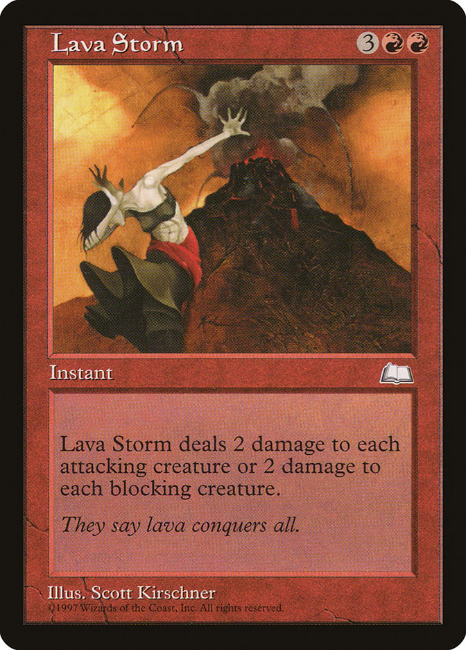 Lava Storm [Weatherlight] | Dragon's Lair Comics and Fantasy Houston TX