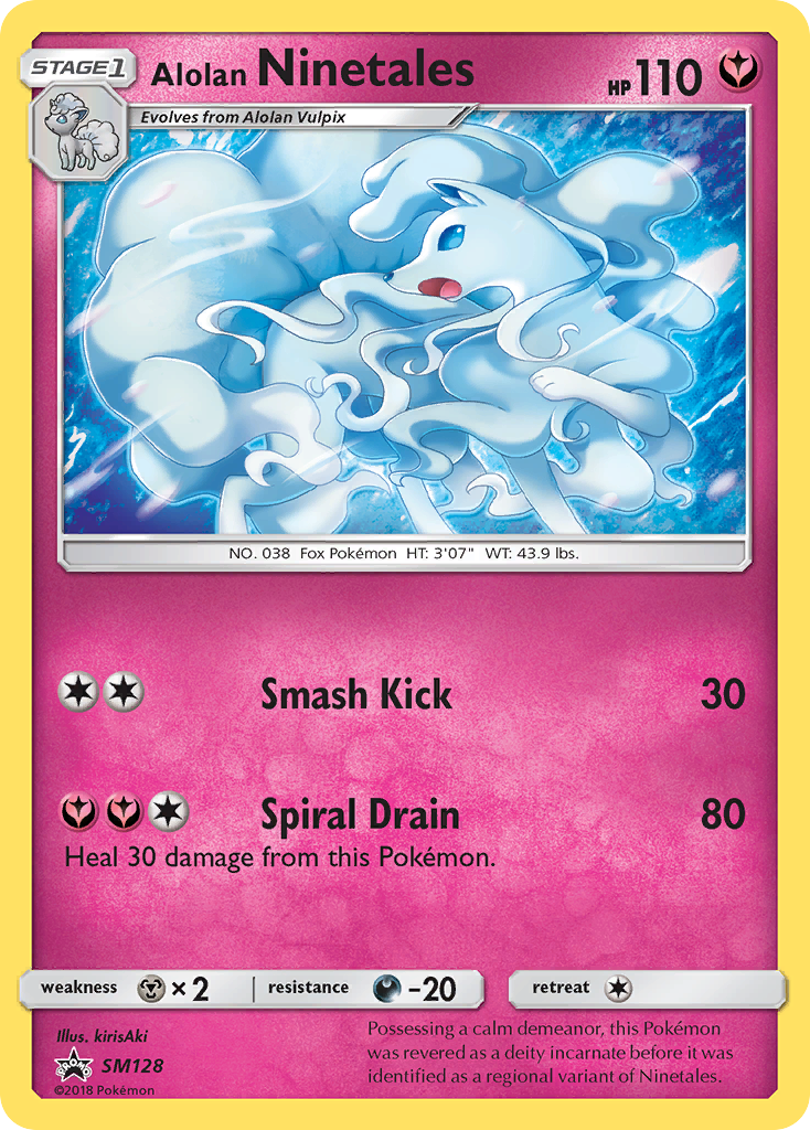 Alolan Ninetales (SM128) [Sun & Moon: Black Star Promos] | Dragon's Lair Comics and Fantasy Houston TX