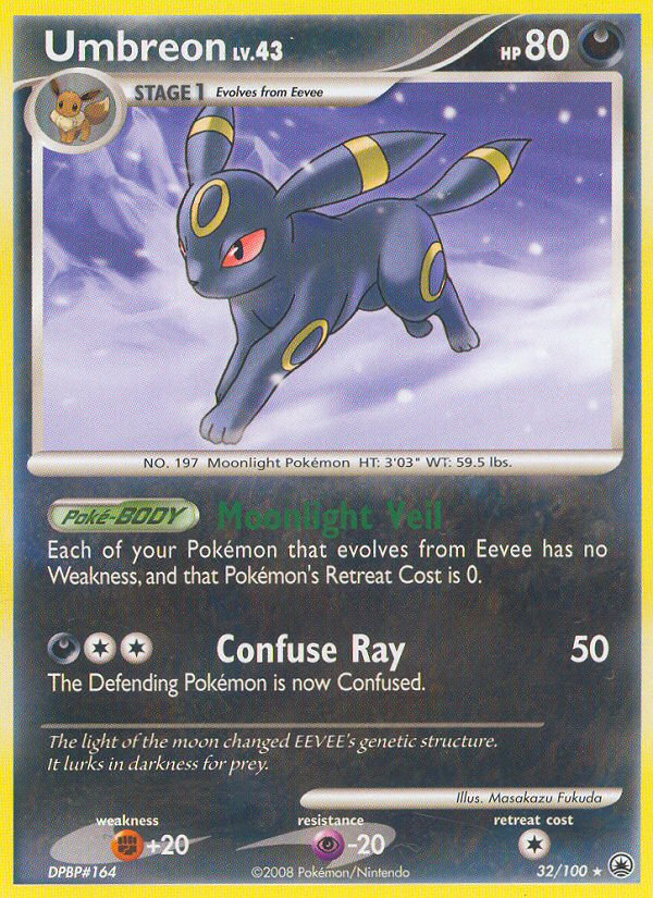 Umbreon (32/100) [Diamond & Pearl: Majestic Dawn] | Dragon's Lair Comics and Fantasy Houston TX