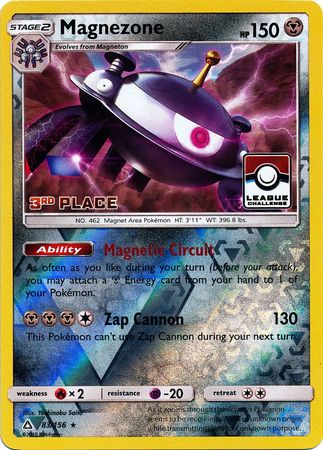 Magnezone (83/156) (League Promo 3rd Place) [Sun & Moon: Ultra Prism] | Dragon's Lair Comics and Fantasy Houston TX