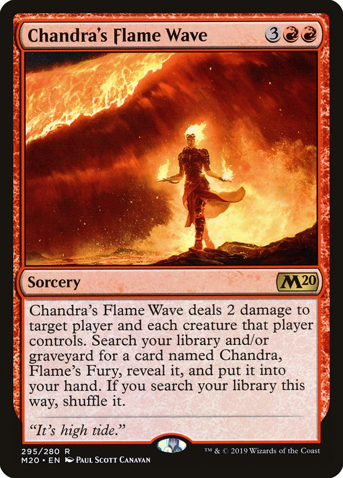 Chandra's Flame Wave [Core Set 2020] | Dragon's Lair Comics and Fantasy Houston TX